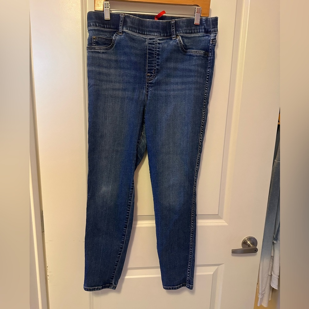 SPANX Women's Skinny Jeans in Deep Blue